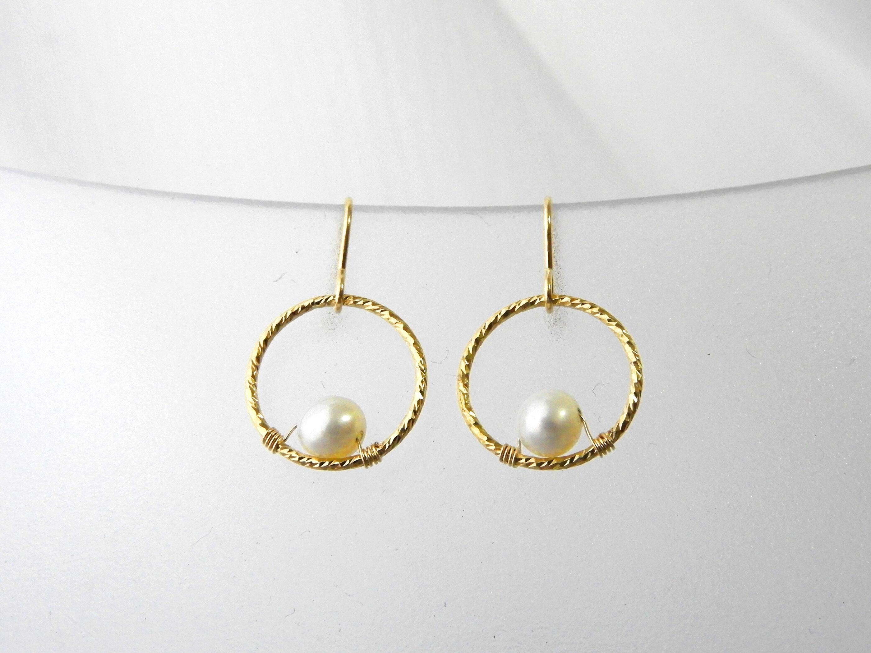 CIRCULAR MOTION Pierced Earring Hook 2