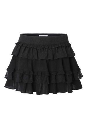 [threetimes] Katie lace skirt Black 正規品 韓国ブランド 韓国通販 韓国代行 韓国ファッション スリータイムズ 日本 店舗