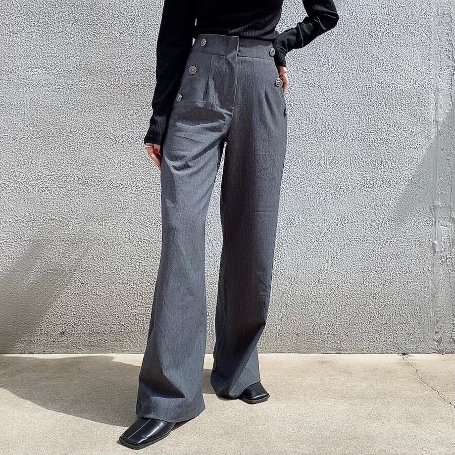 Crew pants / gray (10月中旬頃発送予定)