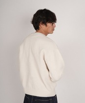 SUN＆MOON EMBROIDERY CREW KNIT［HSK001］