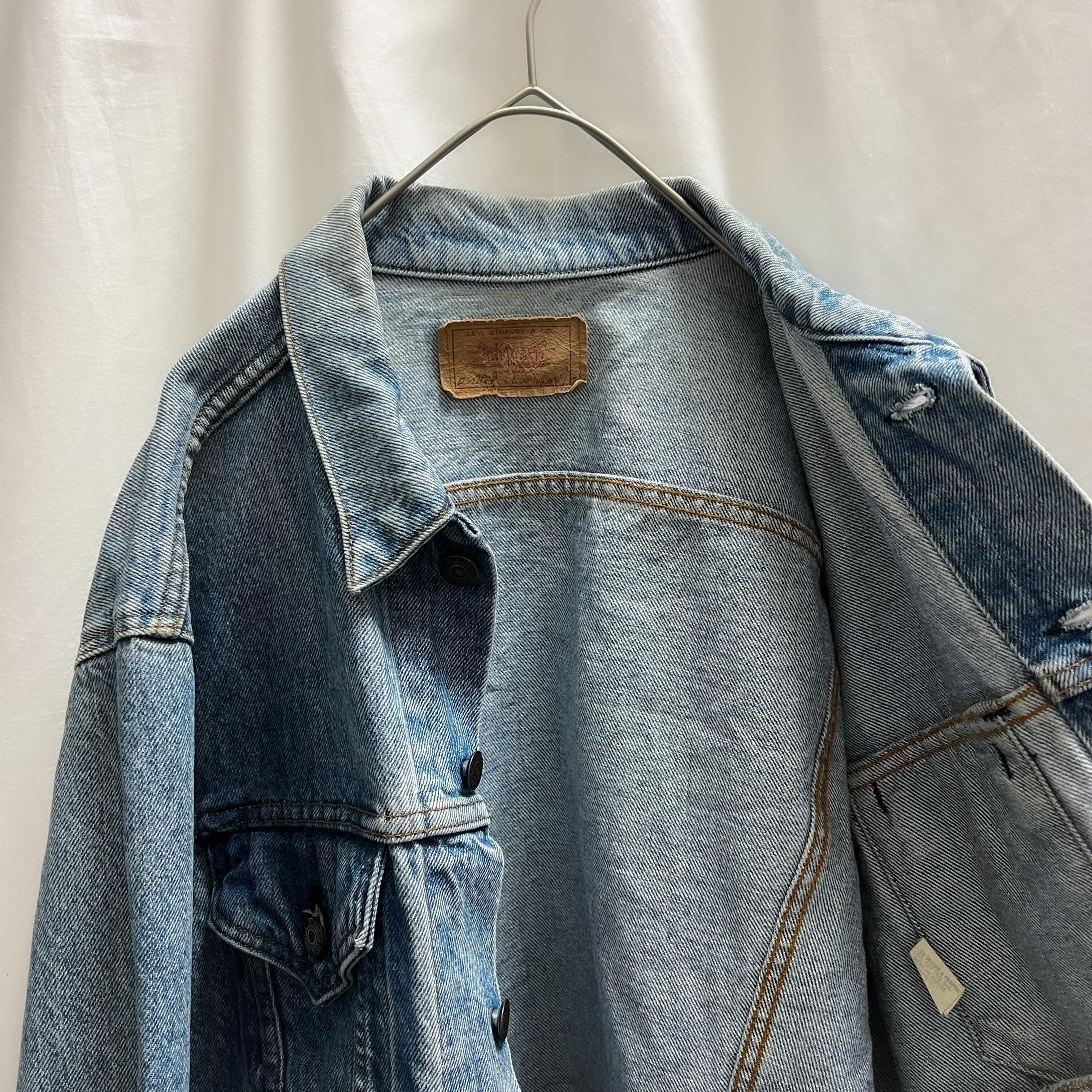 80s levis 70506 made in usa トップボタン裏527 リーバイス デニム