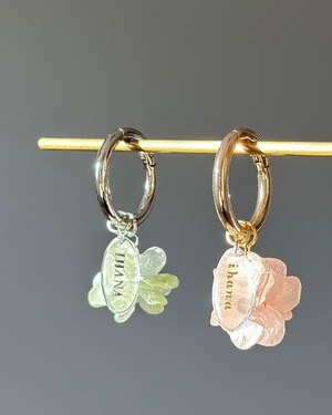 hydrangea keychain【name plate】