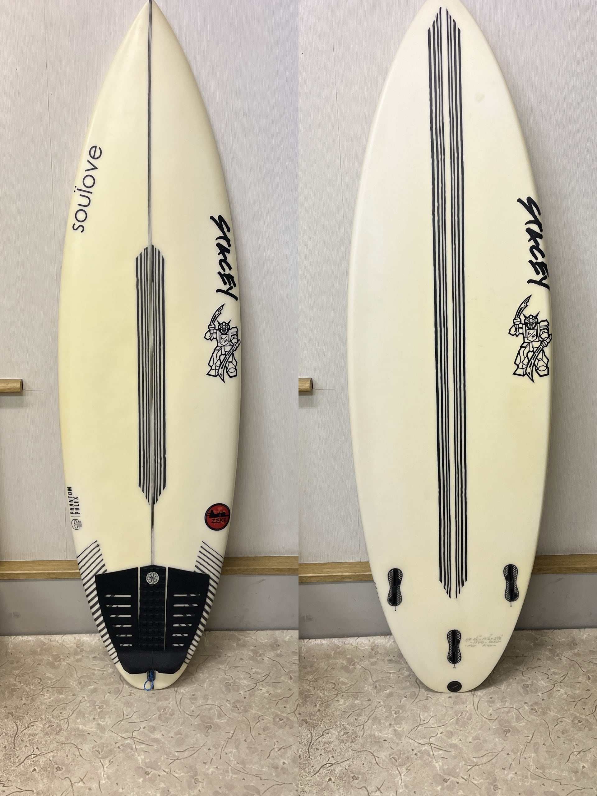 ステイシーサーフボードpu USED ボード stacey 5'9