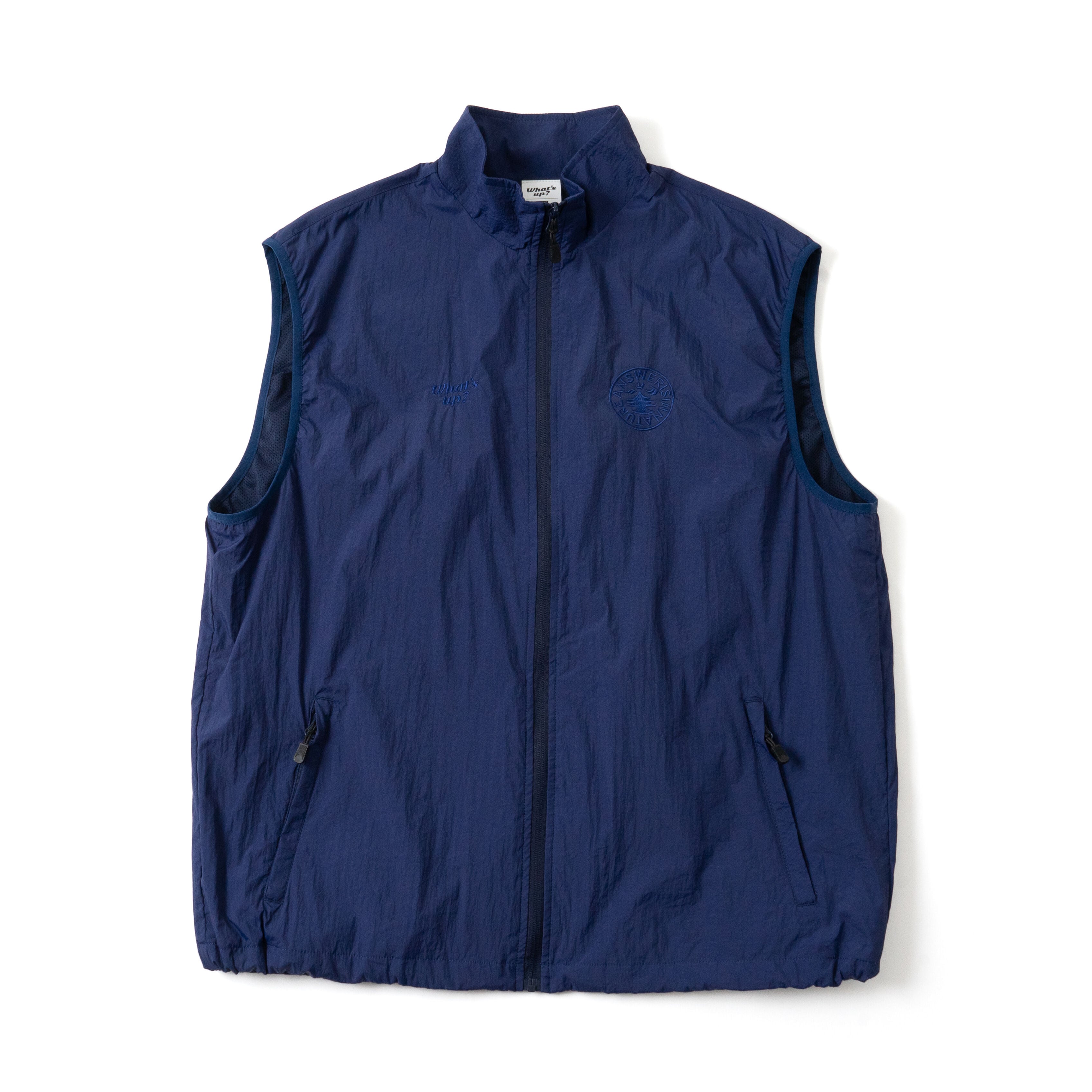 【ディスプレイ】NYLON VEST NAVY