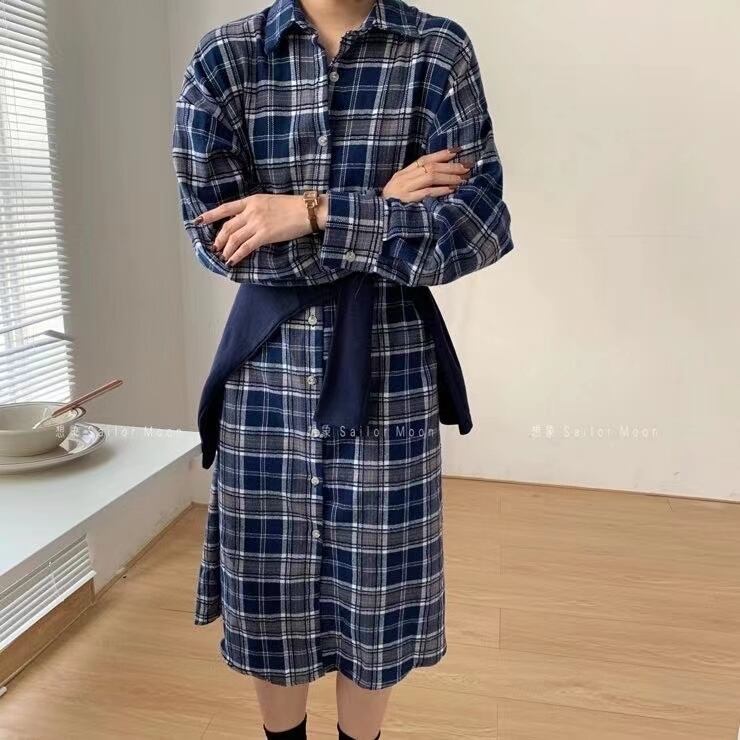 ネルシャツワンピース　AJ33167-5092