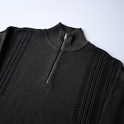 YASHIKI / Fuyushigure Half Zip Knit