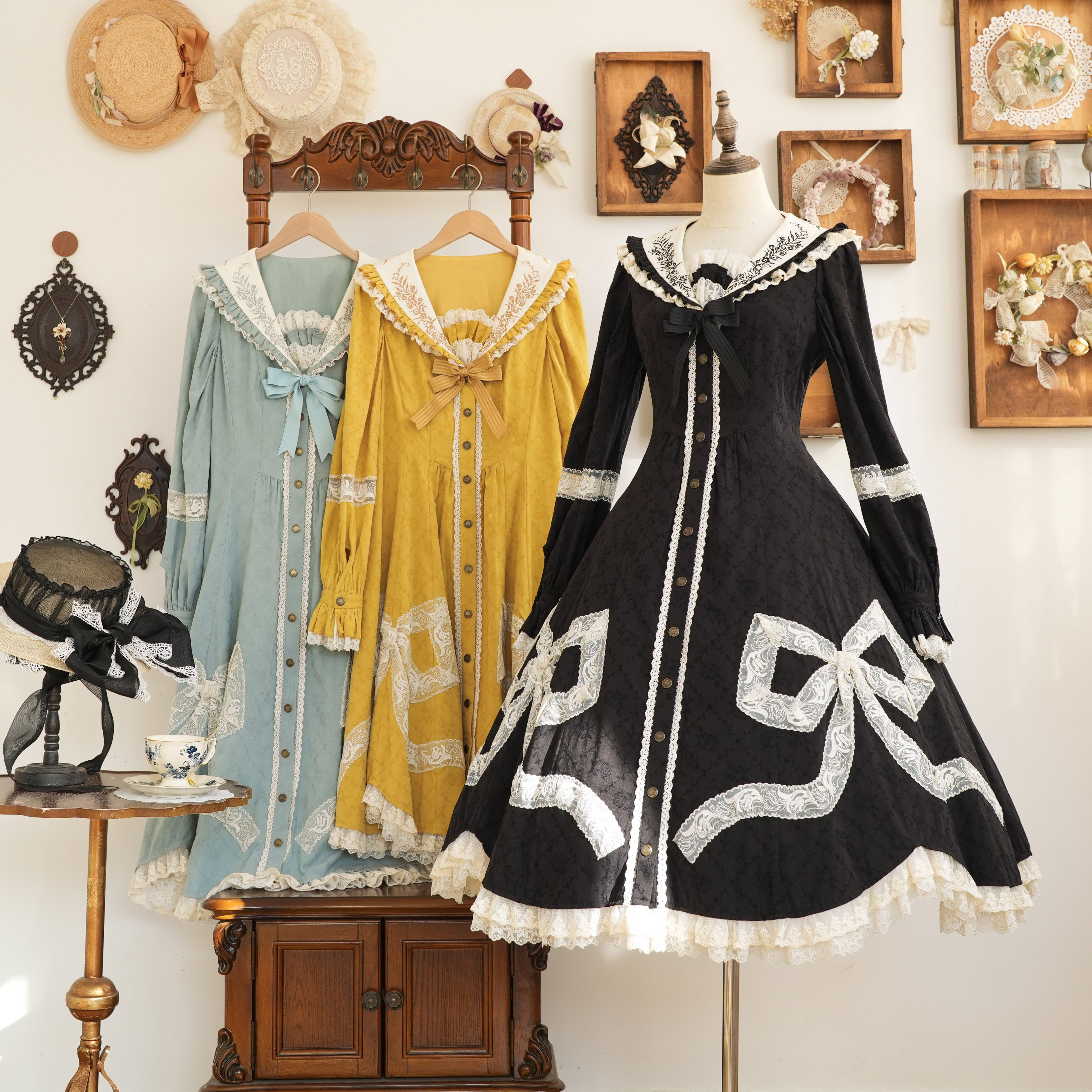 リボンフロマージュ ビッグリボンワンピース | HoshibakoWorks