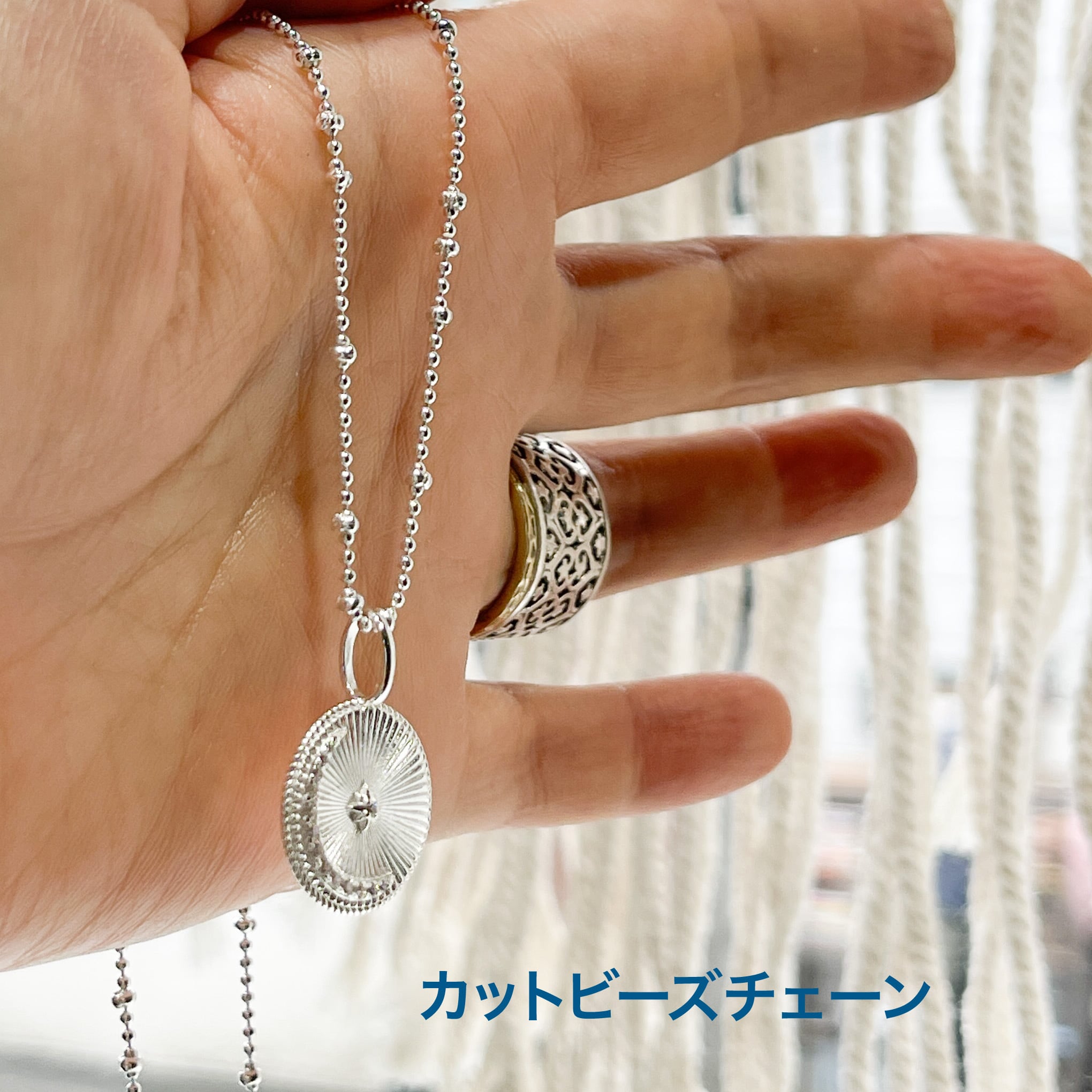 三日月と1番星のコインネックレス 月星 | 【公式通販】鎌倉のシルバー