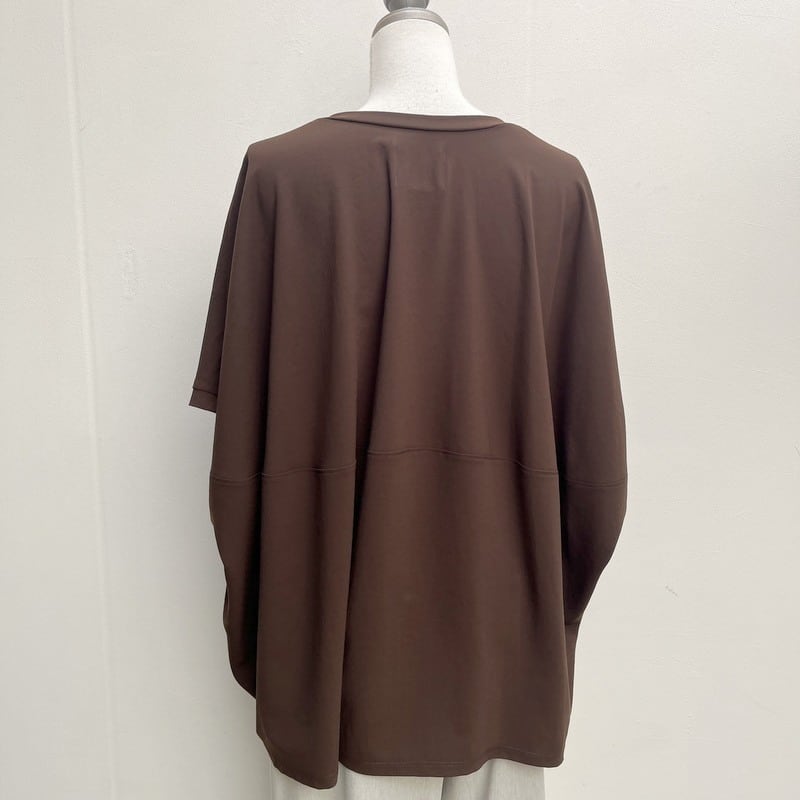 cafune（カフネ）ジョーゼット ドルマンスリーブのコクーンプル