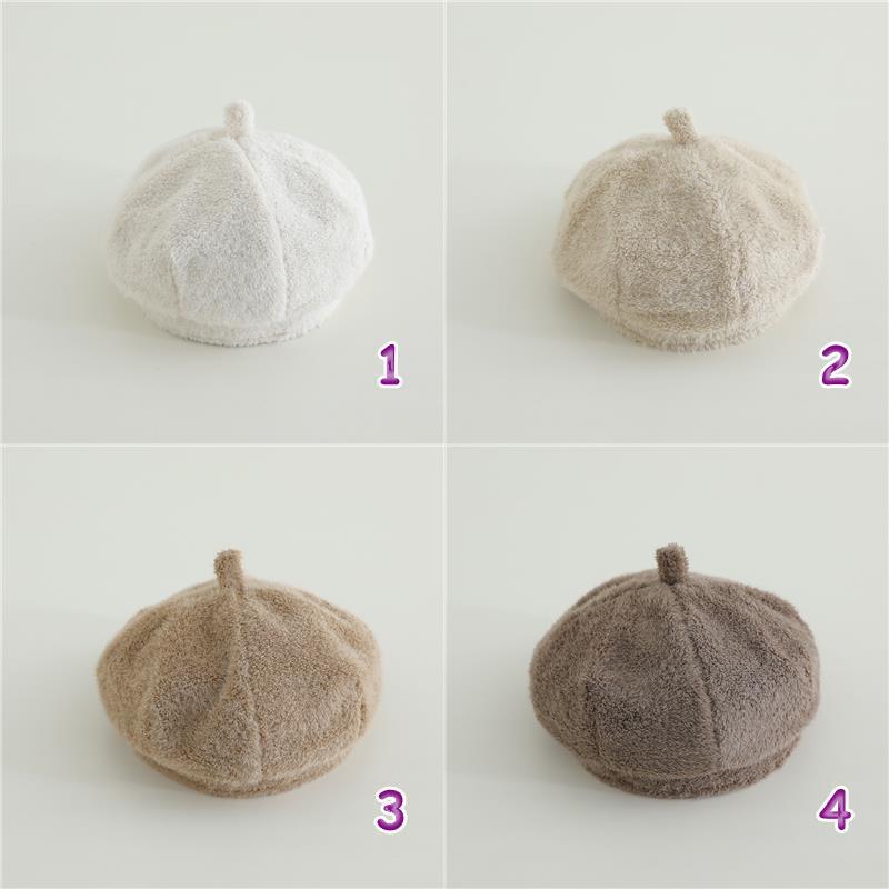 もこもこベレー帽