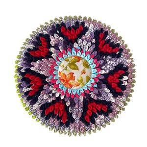 Recycle mat Circle-S Heart Φ26cm リサイクルマット