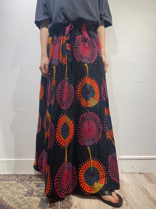 used African Batik skirt