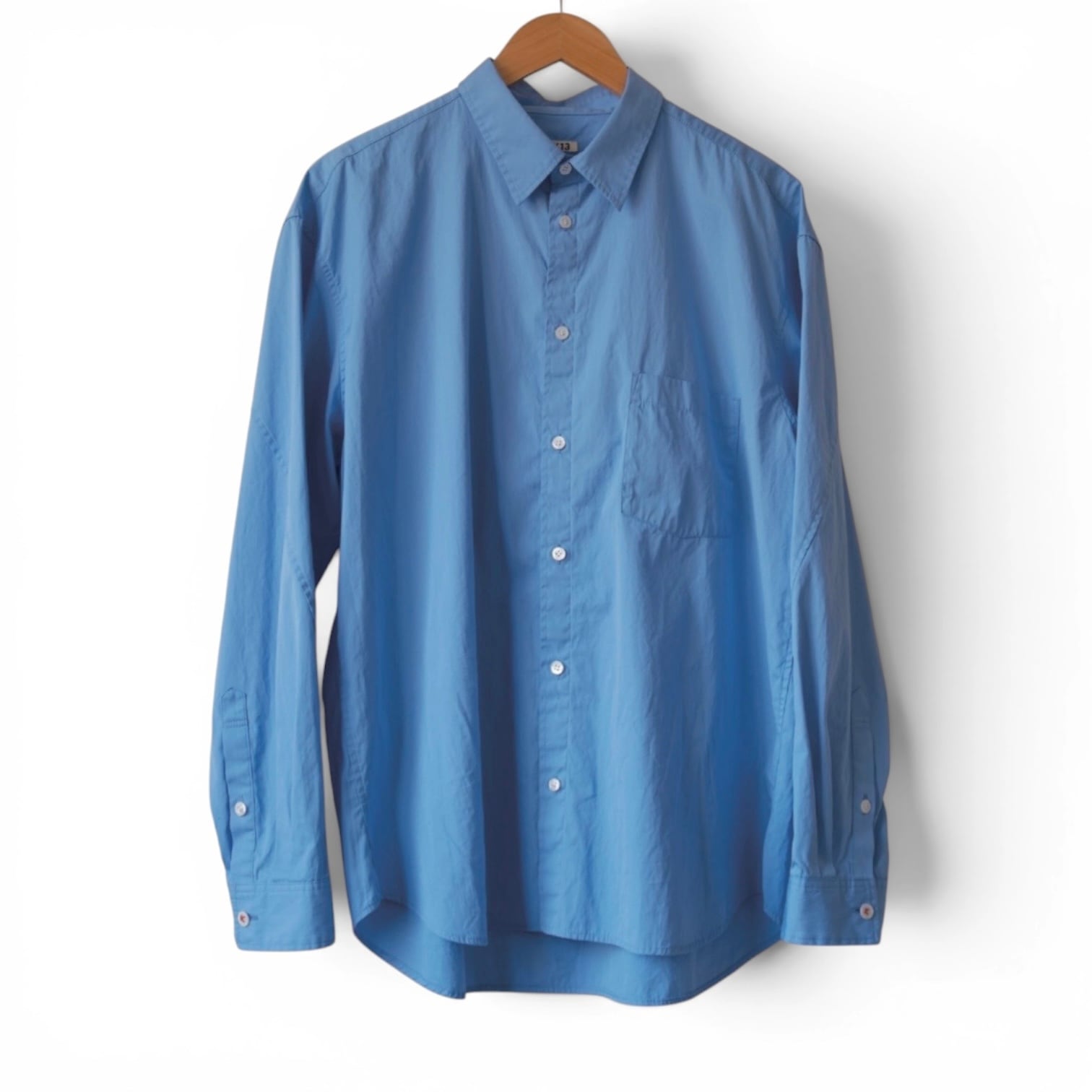 KHOKI  [WASHED COTTON  SHIRT]