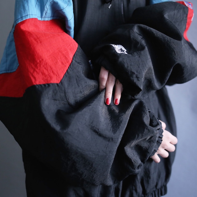 "STARTER" good color switching and back embroidery wappen anorak parka