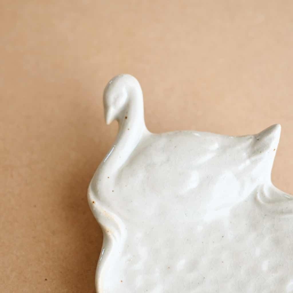 白鳥　スワン　陶器　置物　プランター　アンティーク　ヴィンテージ 白鳥 スワン 陶器 置物 プランター アンティーク ヴィンテージ