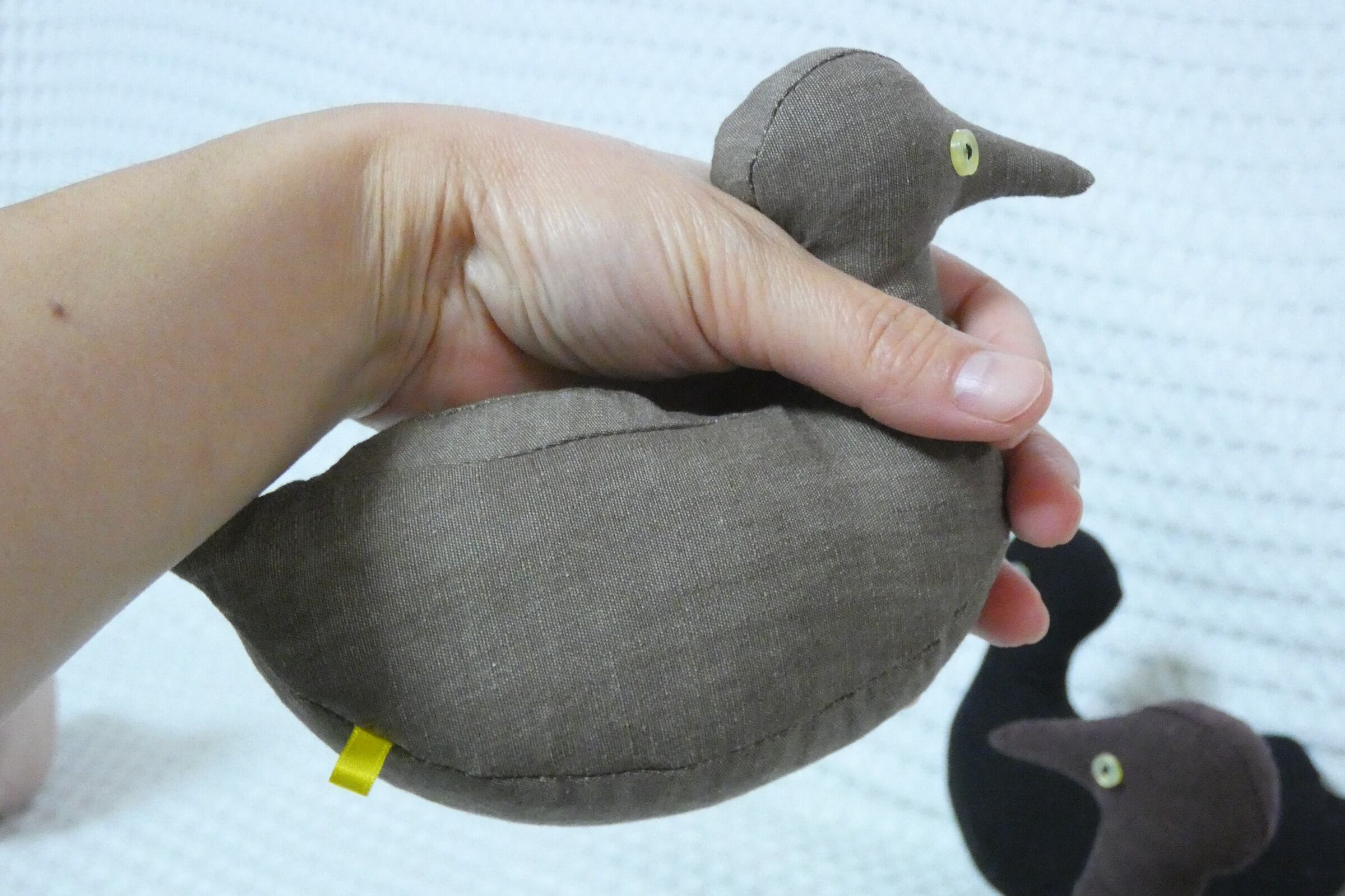 にお（カイツブリ） Little grebe | ぬいぐるみ工房nuwasu