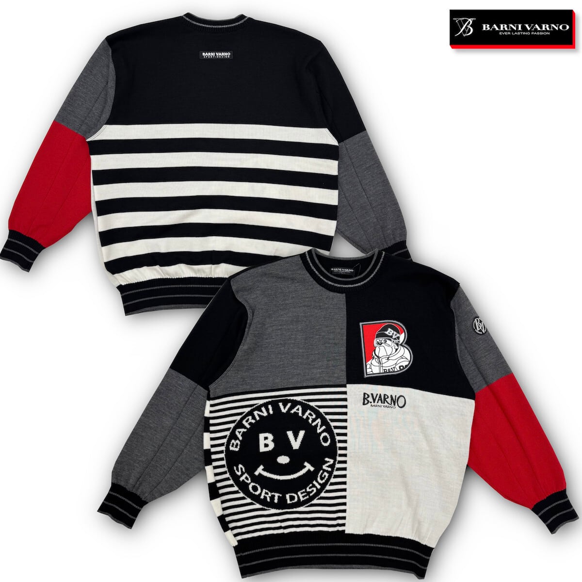 ハーフZIP セーター シナコバ SINA COVA 22222010-290 | アオキヤ 男子専科