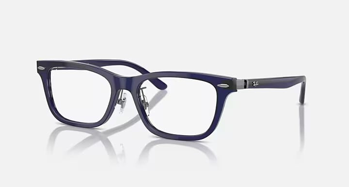 【Ray-Ban】ウエリントンセルフレーム トランスペアレントブルー