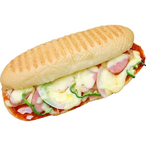 ピザコッペニーニ｜リベイクでカリモチ食感の惣菜パン【コッペ亭】