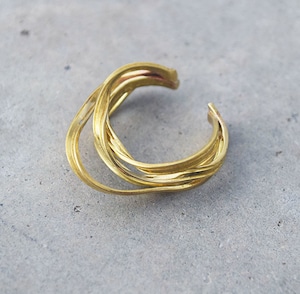 ribbon ring (S)brass