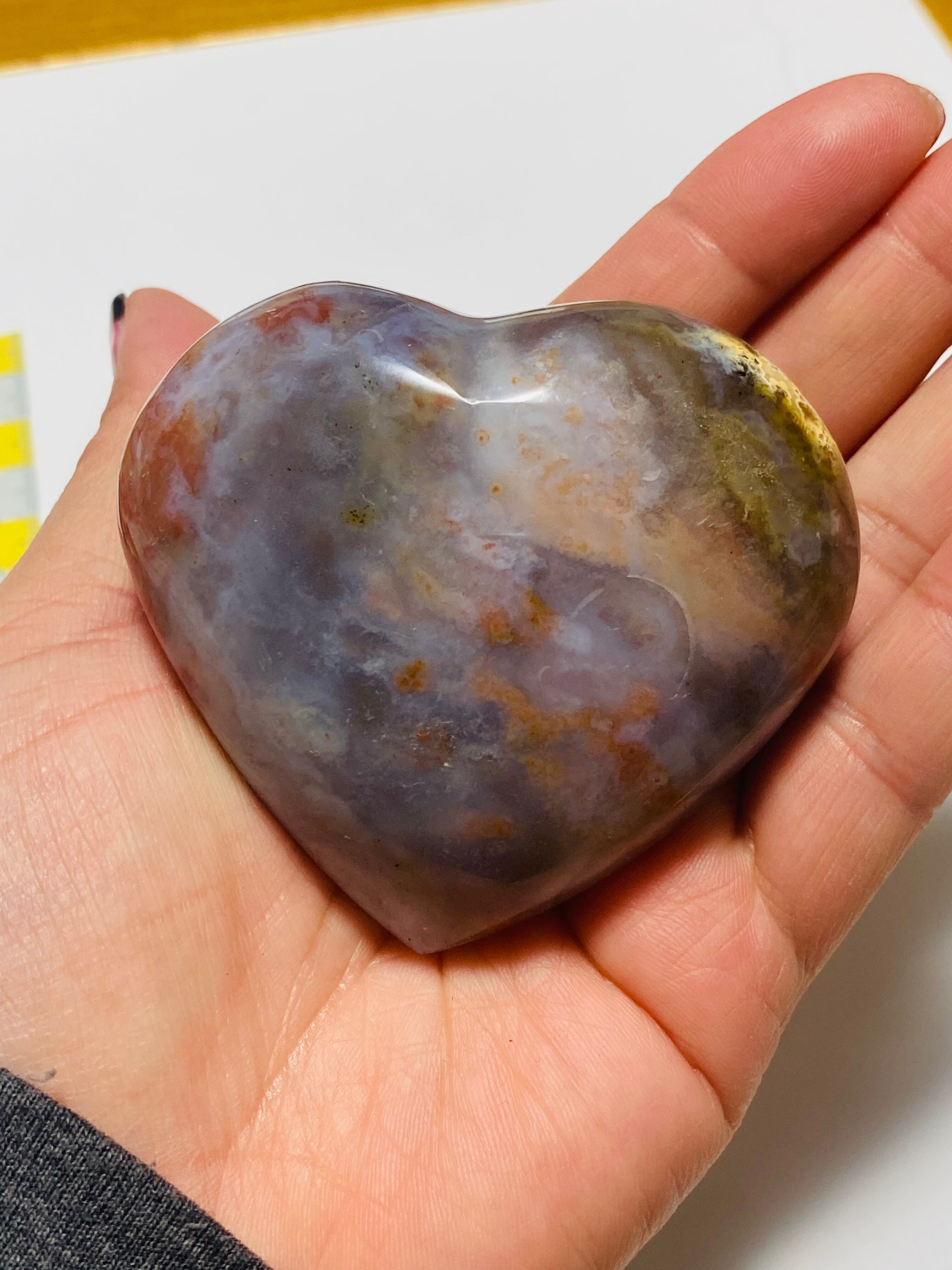 オーシャンジャスパー ハート型 | 天然石アクセサリー LARA