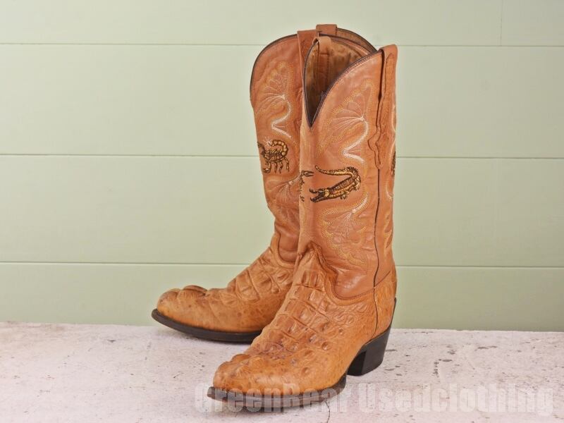 名品 03FW NUMBER (N)INE HEART DESIGN WESTERN BOOTS ナンバーナイン