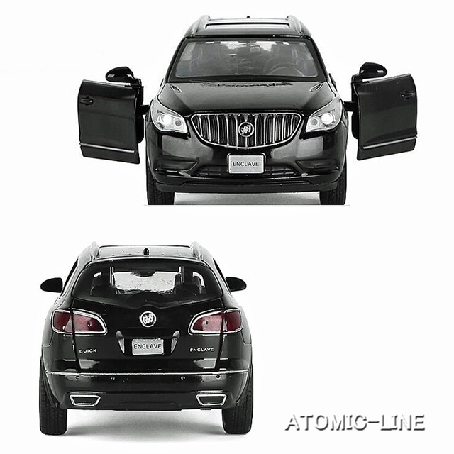 ビュイック エンクレイブ 1/32 ミニカー 全2色 ライト点灯 合金モデル 模型 ジオラマ