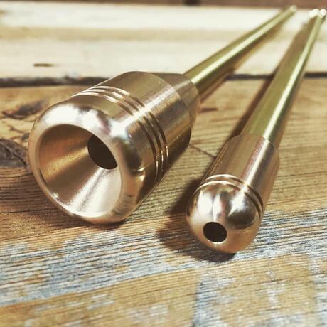 野良道具製作所 真鍮製火吹き棒 野良ブラスター 火吹き棒 真鍮 キャンプ 野良道具製作所 ALL真鍮製火吹き棒「野良ブラスター」【ロングver.】 3