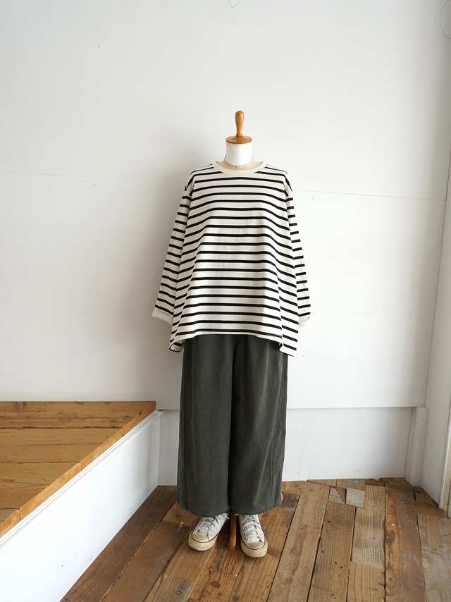 maillot　hd border flair long-Tee