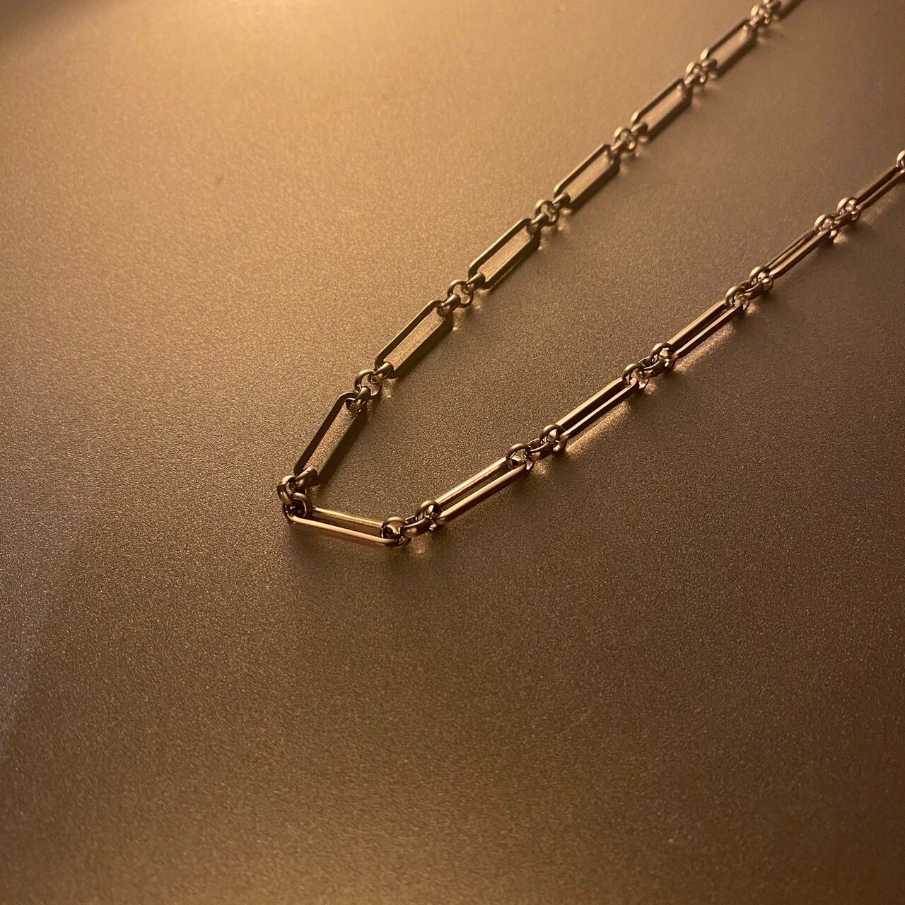 【留め具なし/1m】Cable Figaro Chain〈ケーブルフィガロチェーン〉