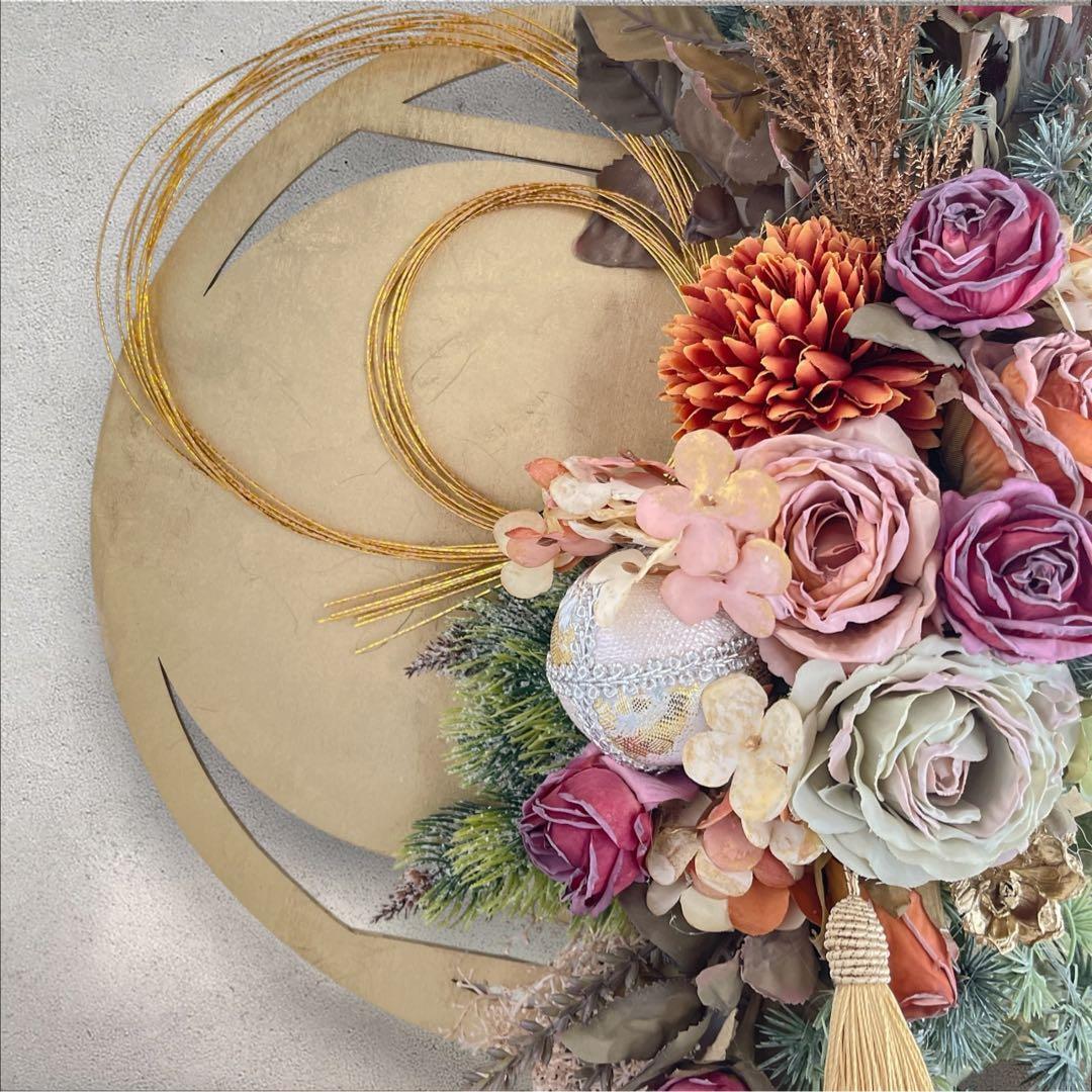 ドライスタイルしめ縄リース｜正月飾り 新年飾り 正月インテリア