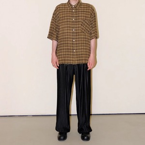 モードプリーツワイドレッグパンツ　0772