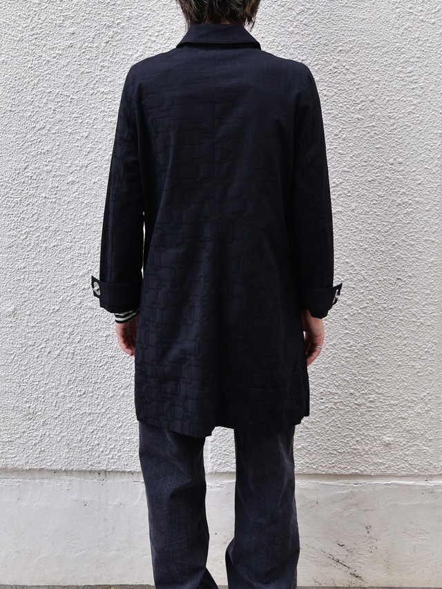 allover design half coat