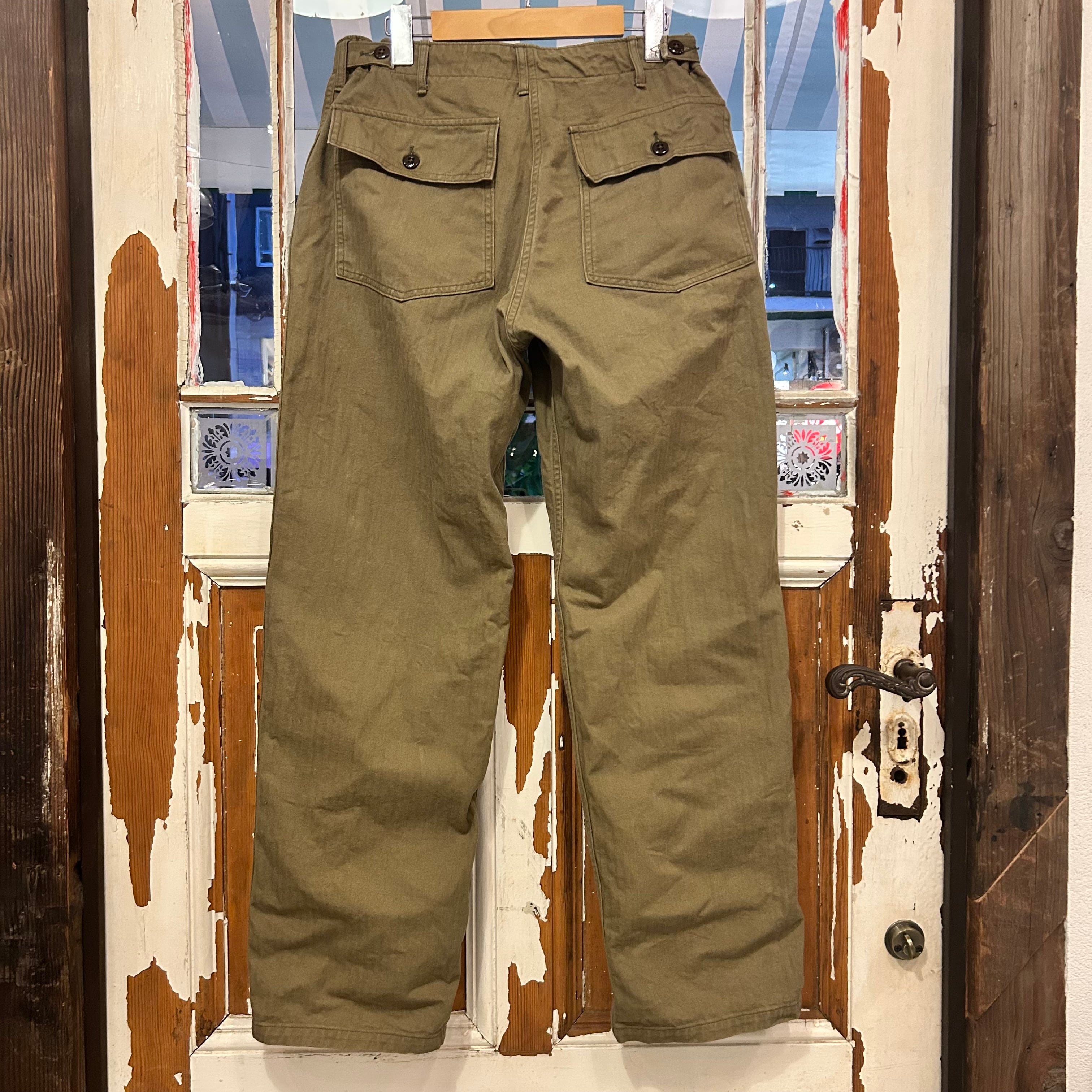 WAREHOUSE Lot 1086 ヘリンボーン　ミリタリーパンツ WAREHOUSE 1086 HBT MILITARY PANTS | union online shop