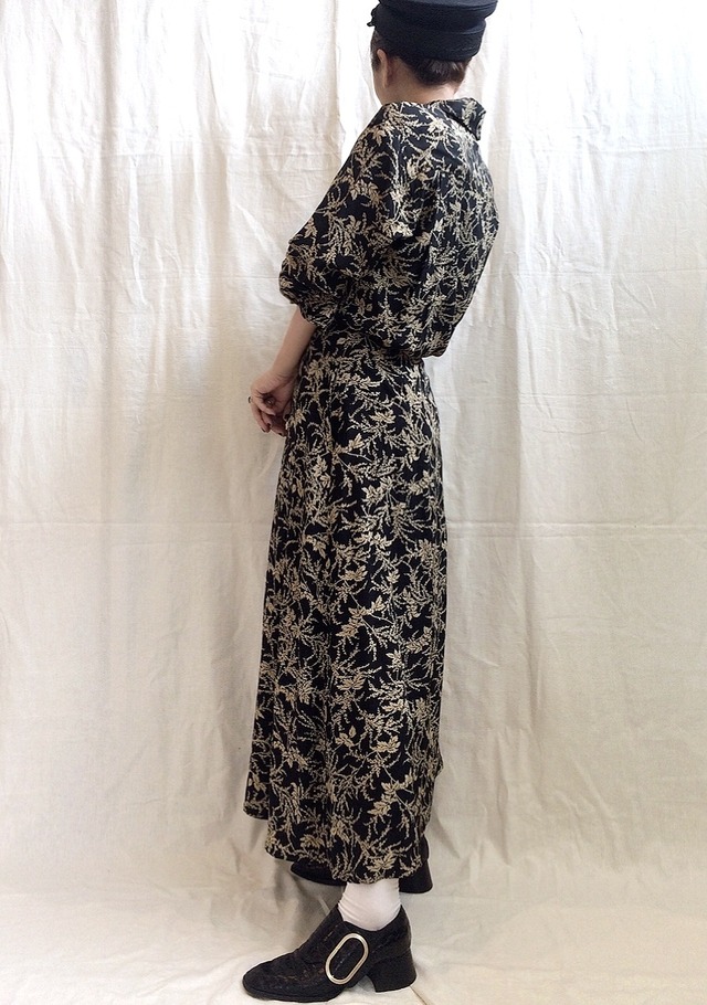 Floral Silk Shirt Dress