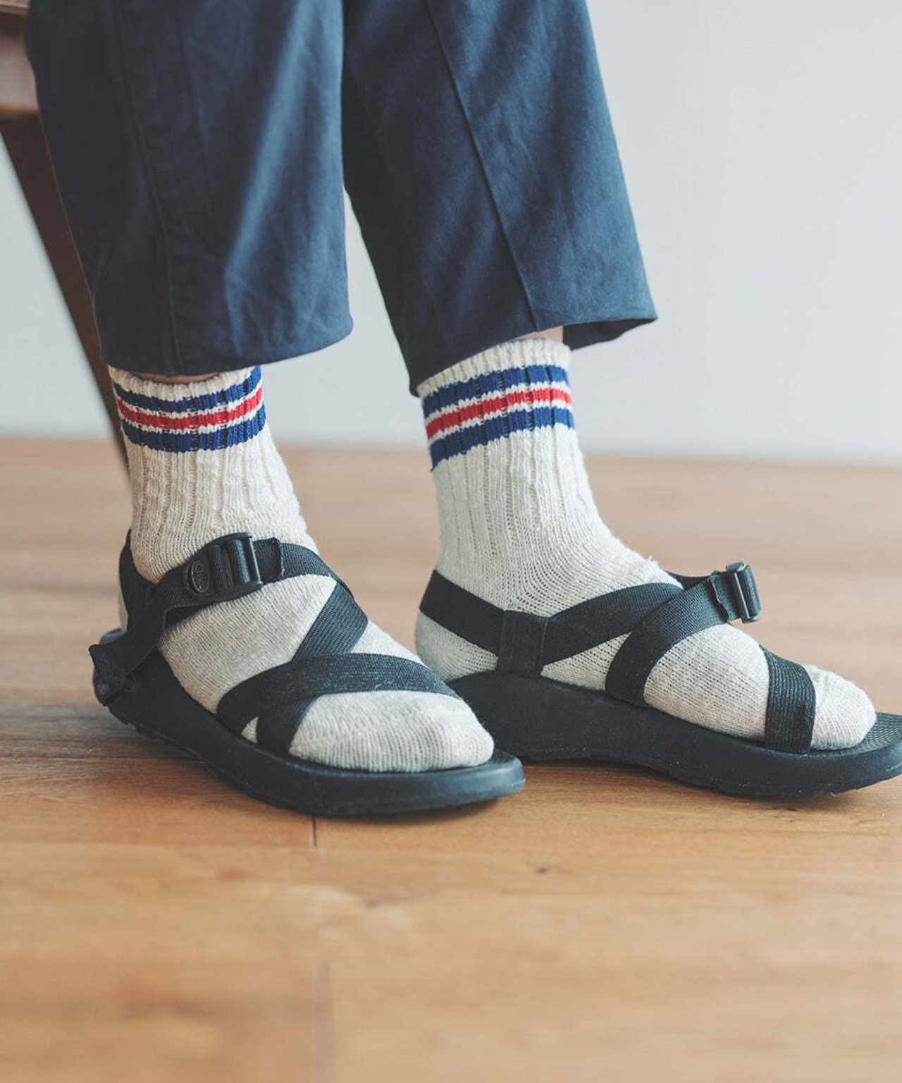 SONNY NOMAD 3本ライン Old School Hemp Socks