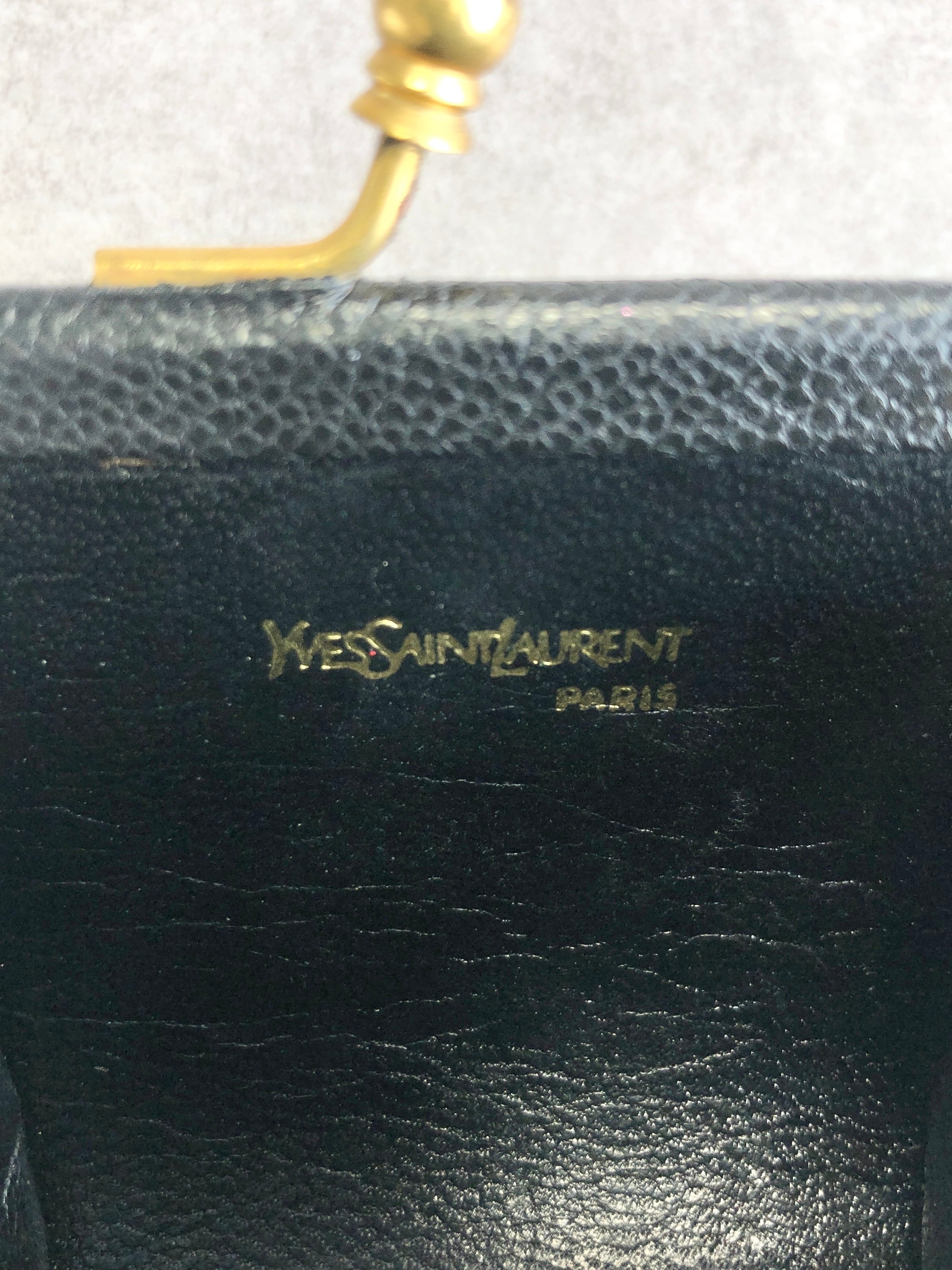 Yves Saint Laurent イヴ・サンローラン コインケース ブラック YSL