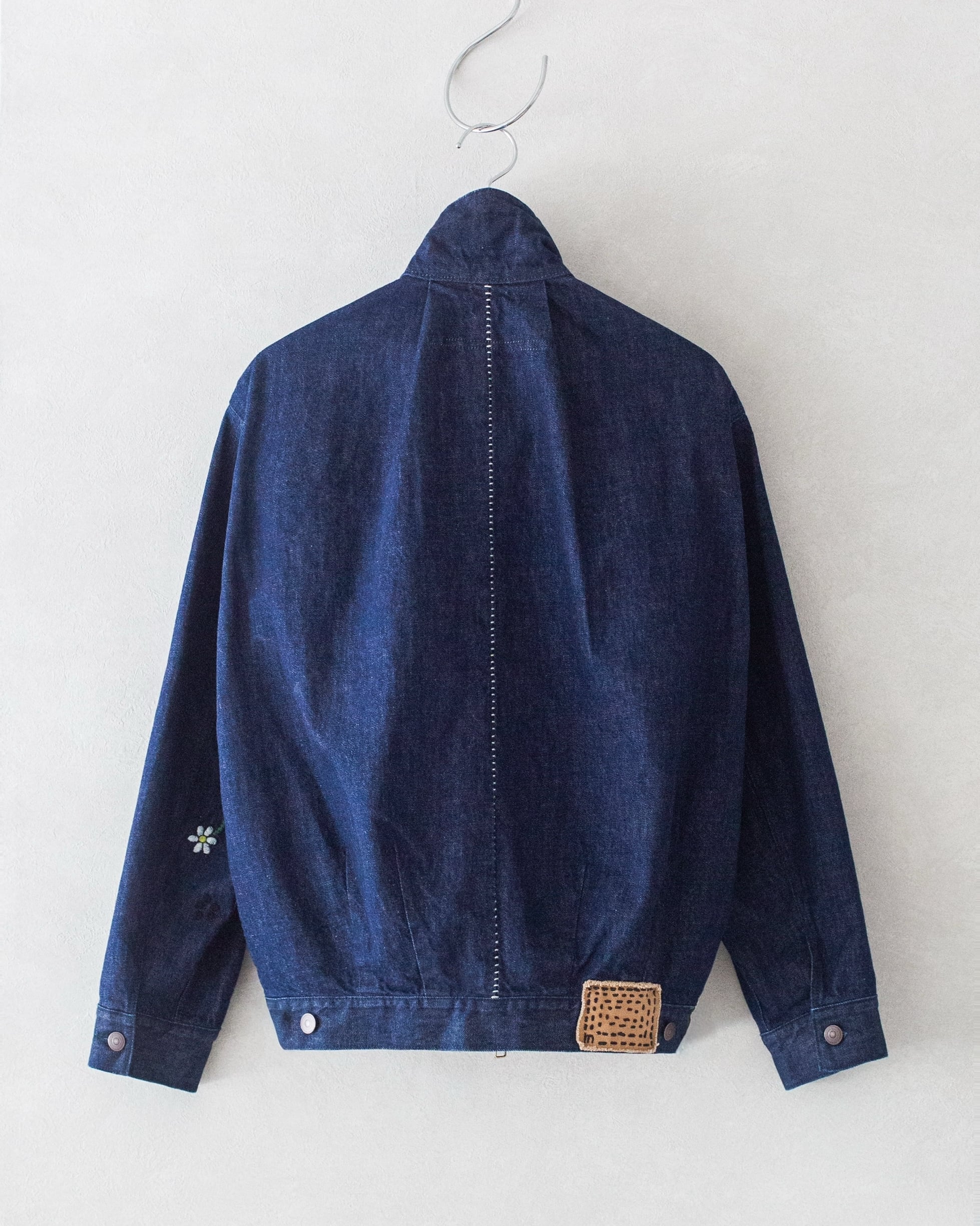 my beautiful landlet 12.5oz DENIM ZIP JACKET - One Wash BLUE-OW | nua