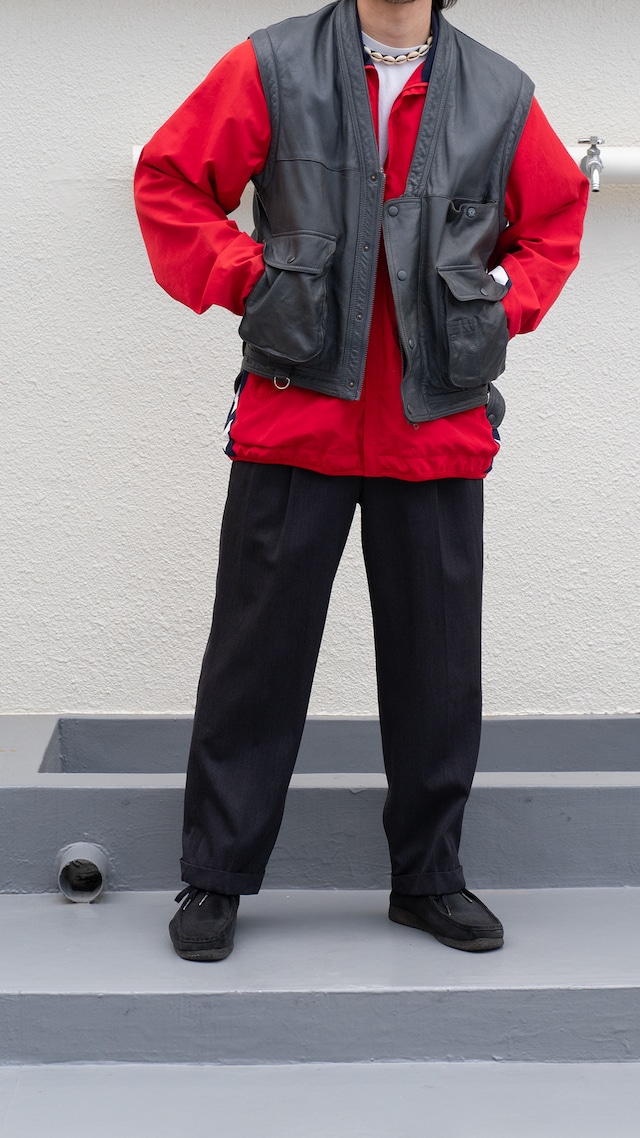 "Deutsche Post" 1990s Leather work vest