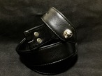 THIRTEEN DESIGNS サーティーンデザインズ Soft LeatherストレートBelt MADSKULL