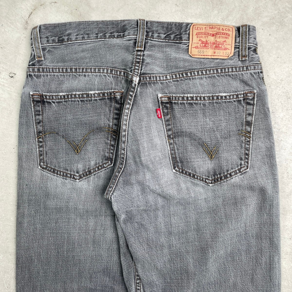 00年代 Levi's リーバイス 559 RELAXED STRAIGHT ブラックデニムパンツ