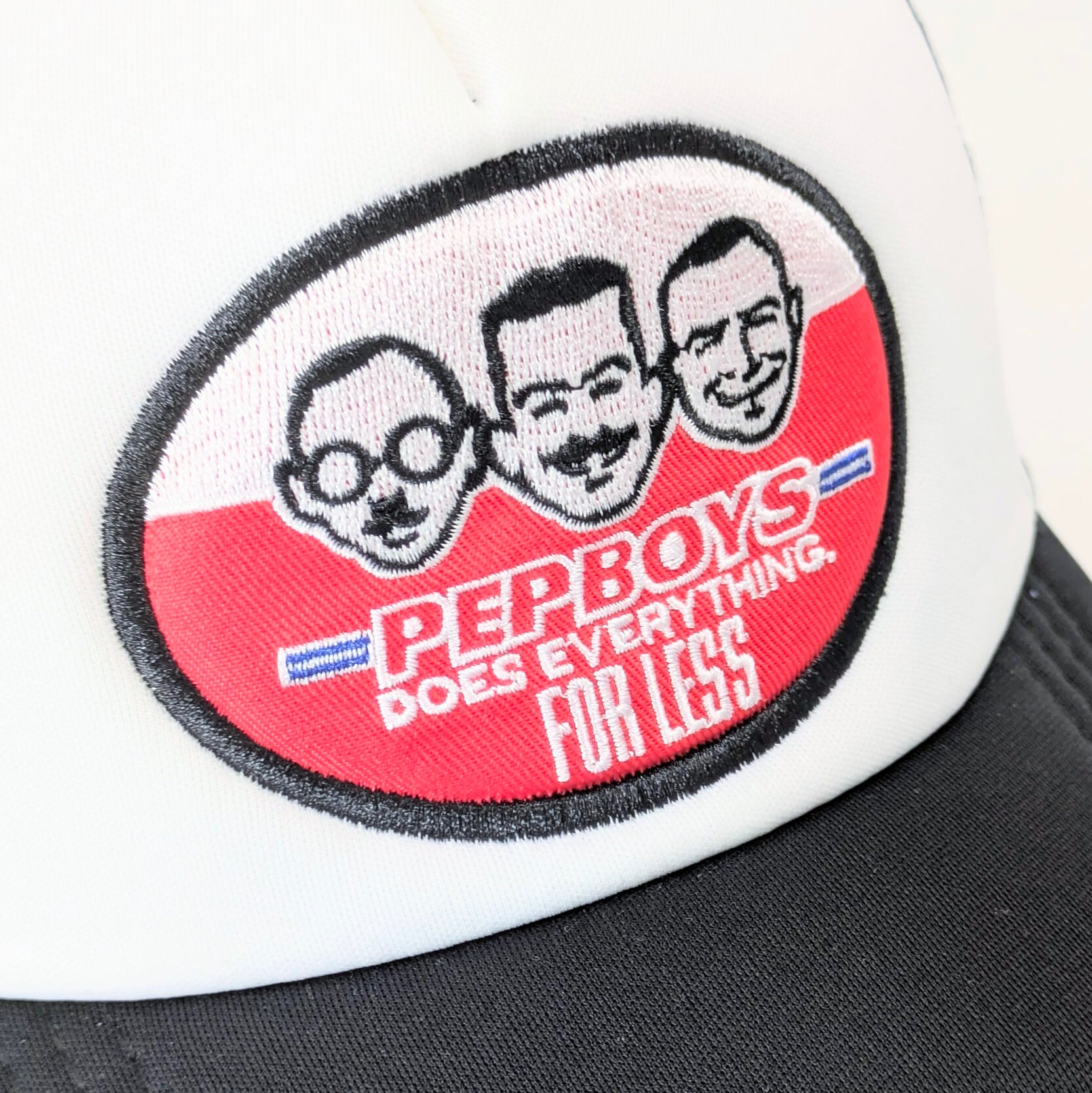 【 Mesh Cap / メッシュキャップ 】 Pep Boys（ペップボーイズ）/ BLACK / レーシングキャップ / ベースボールキャップ 〚アメリカン雑貨 アメトイ〛