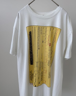 -Parking Violation Ticket- Vintage 80s XL Print T-Shirt made in USA