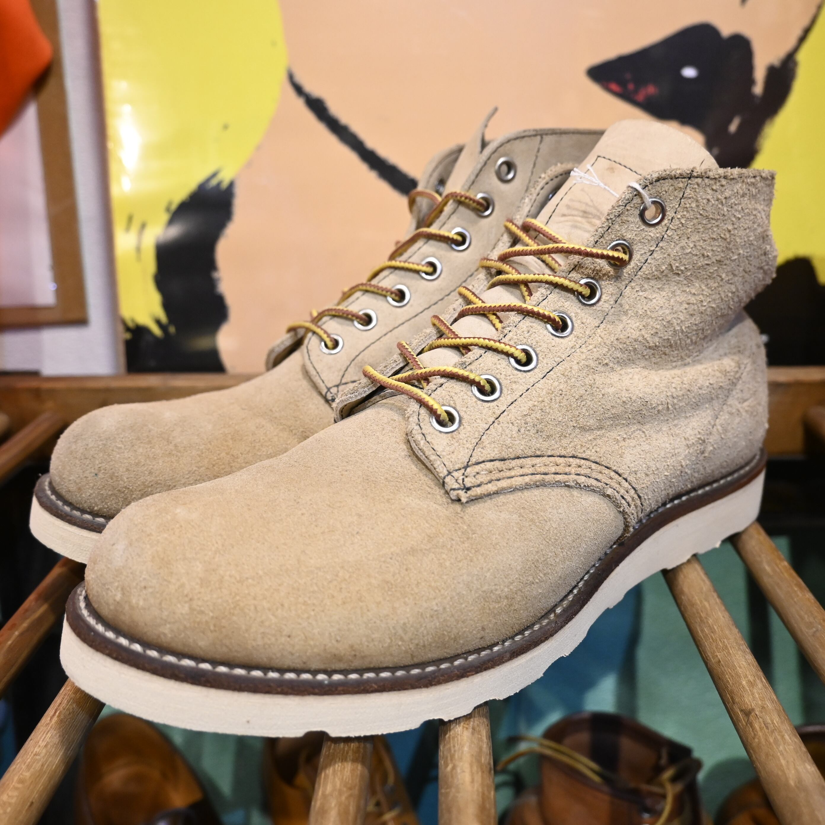 【美品・希少2010年製】REDWING 8167 US9D USA製 9 D ] RED WING 2010年 USA製 8167 Irish Setter Plain Toe Suede