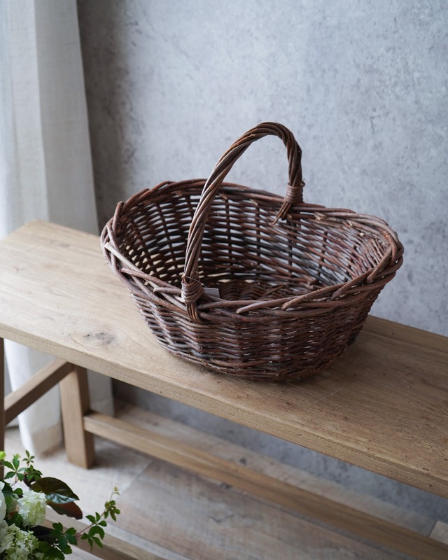 ハンドルウィローバスケット W26cm