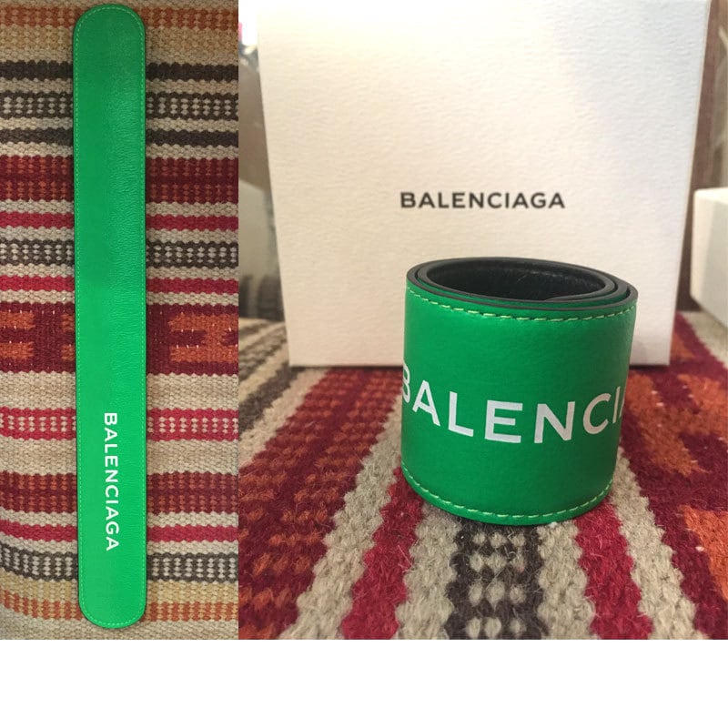 BALENCIAGA バレンシアガ レザーブレスレット アームバンド レッグ