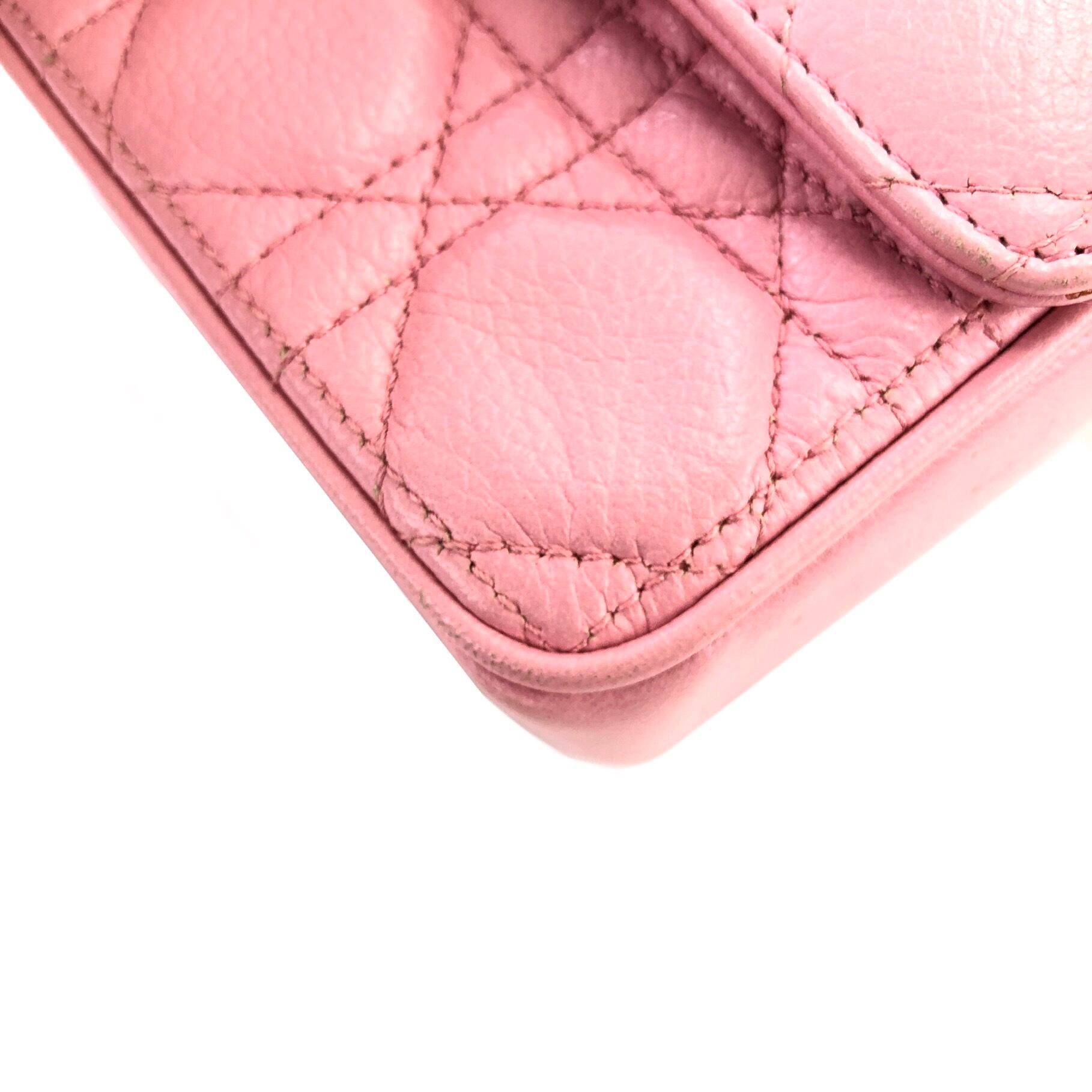 Christian Dior クリスチャン ディオール CDチャーム CD型押し レザー