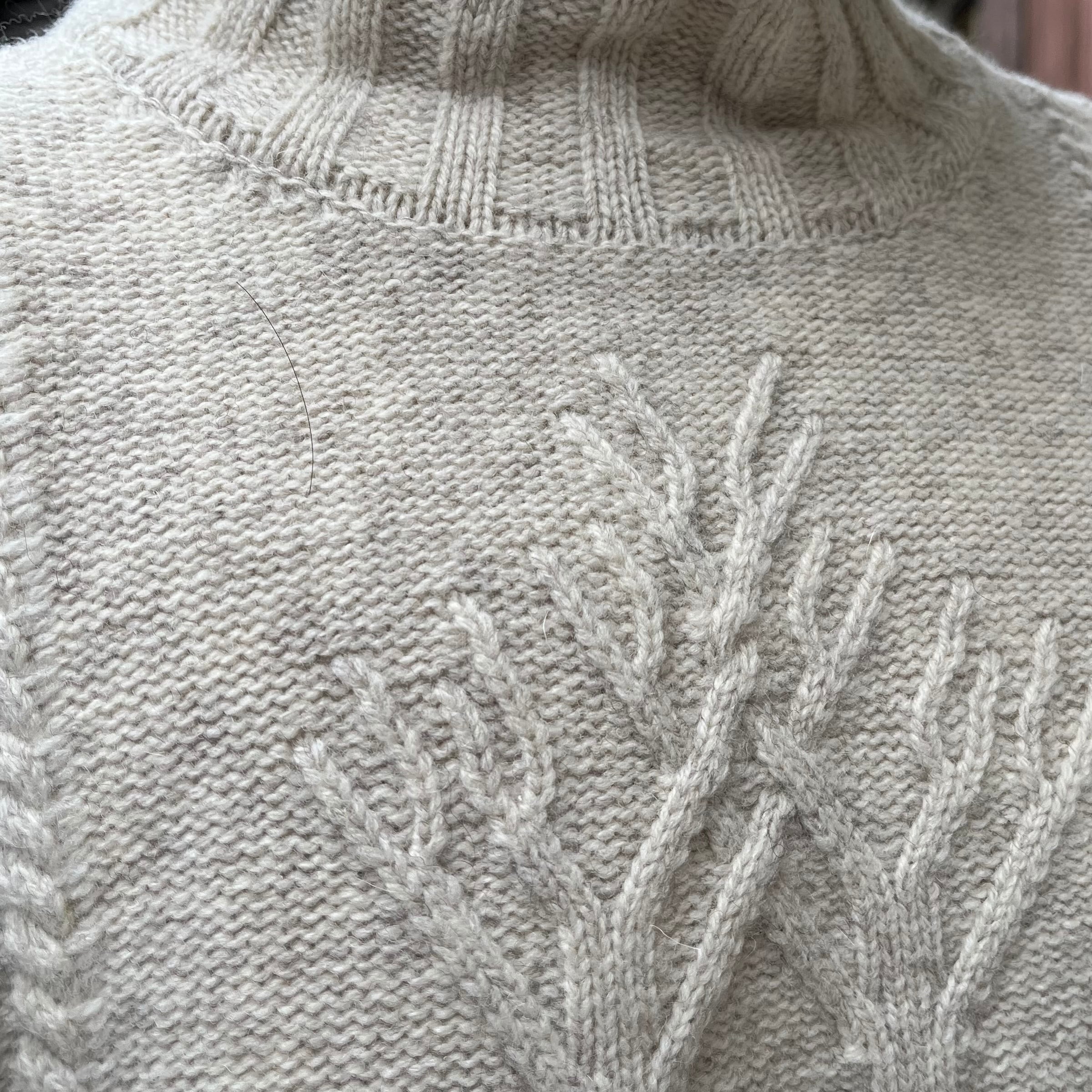 ASEEDONCLOUD / アシードンクラウド Cable sweater / ケーブルセーター