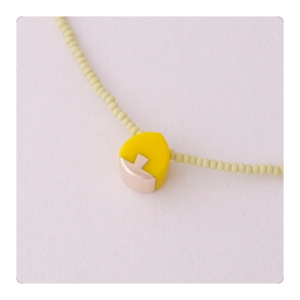 ネックレス　Drop mini　Yellow S15