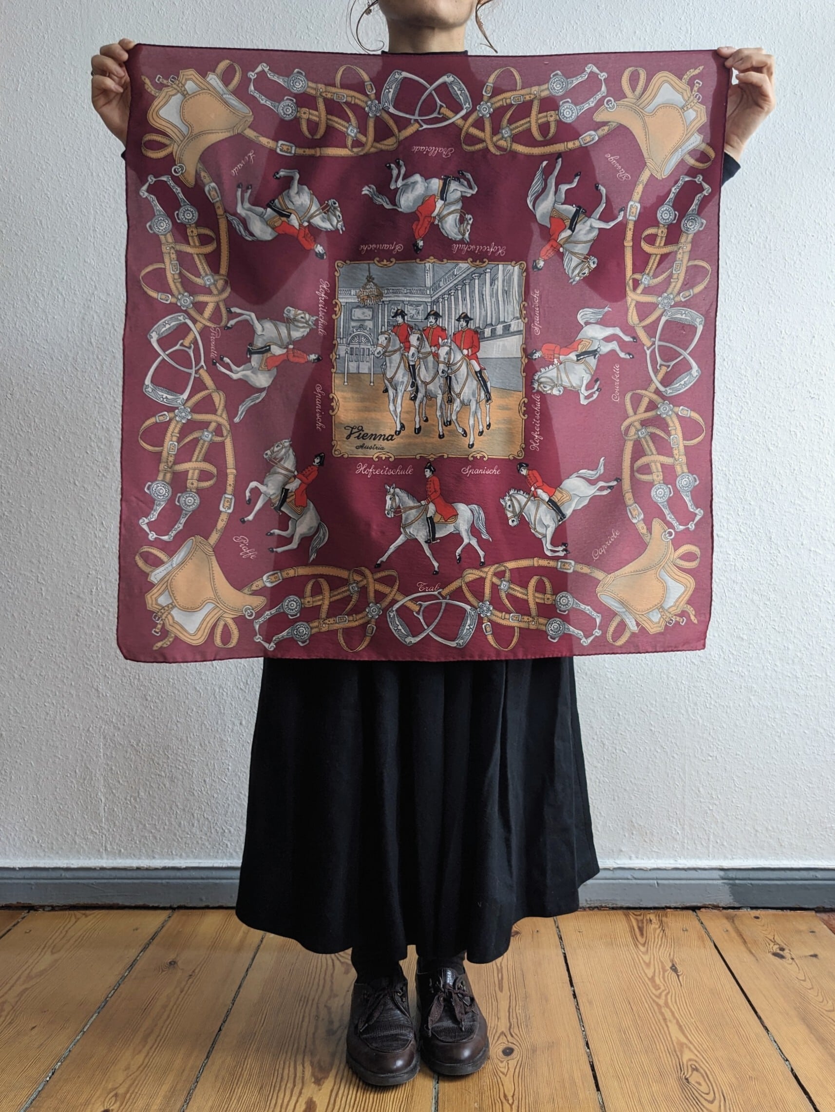 vintage scarf from Austria | un deux popon